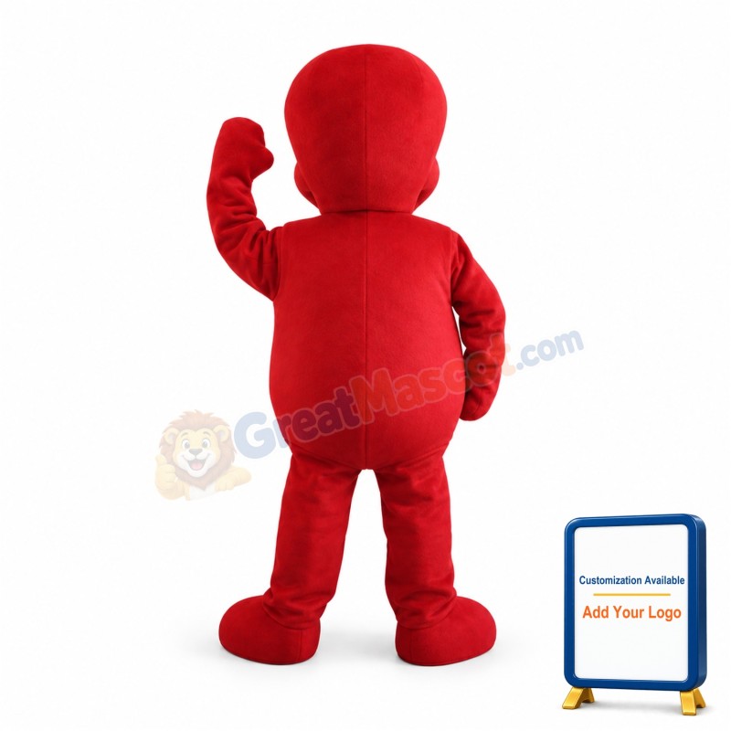 Red Alien Mascot Costume