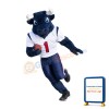 College Sport Blue Bull Mascot Costume
