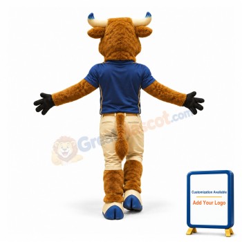 Power Sport Bull Mascot Costume