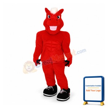 Red Horse Mascot Costume