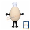 Chef Egg Mascot Costume