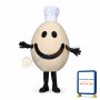 Chef Egg Mascot Costume