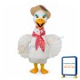 Beautiful Swan Mascot costume