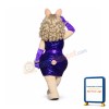 Muppet Piggy's New Sequins Dress Mascot Costume