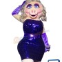 Muppet Piggy's New Sequins Dress Mascot Costume