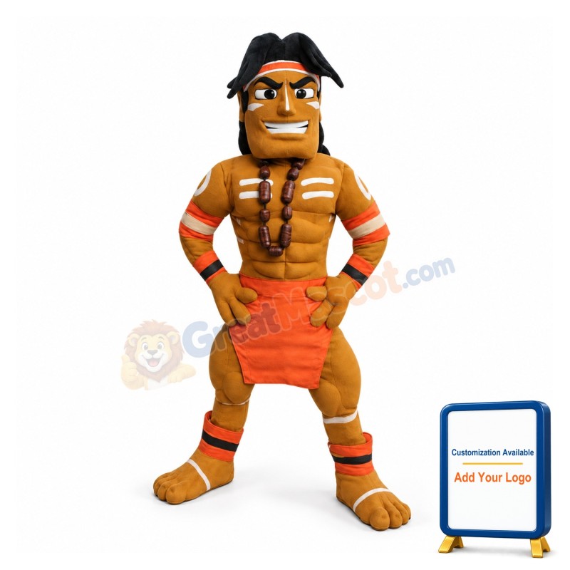 Indian Warrior Mascot Costume