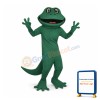 Happy Realistic Frog Mascot Costume