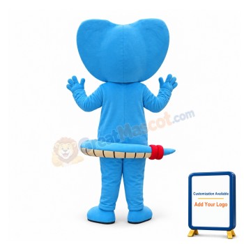 Blue Snake Mascot Costume