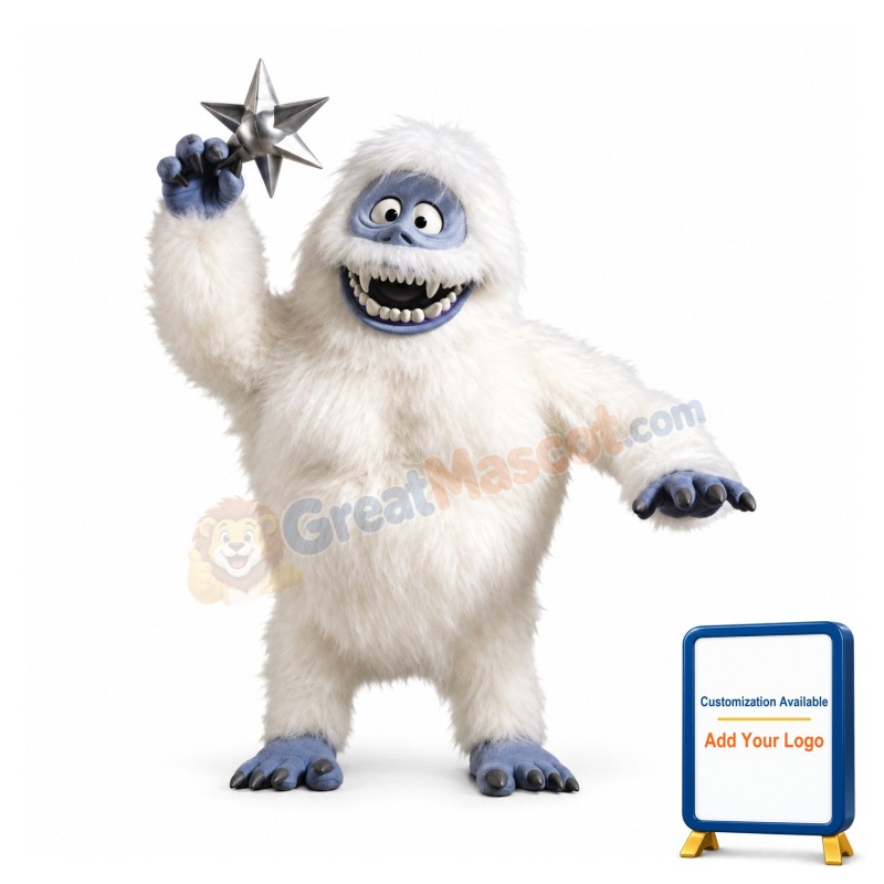 Abominable Snow Monster Yeti Mascot Costume