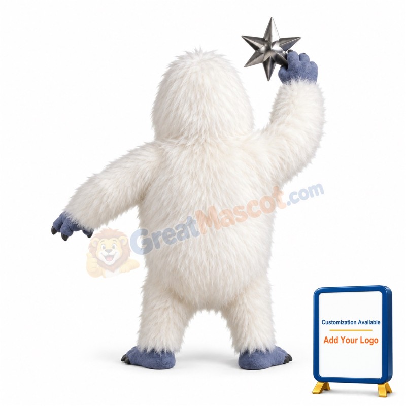 Abominable Snow Monster Yeti Mascot Costume