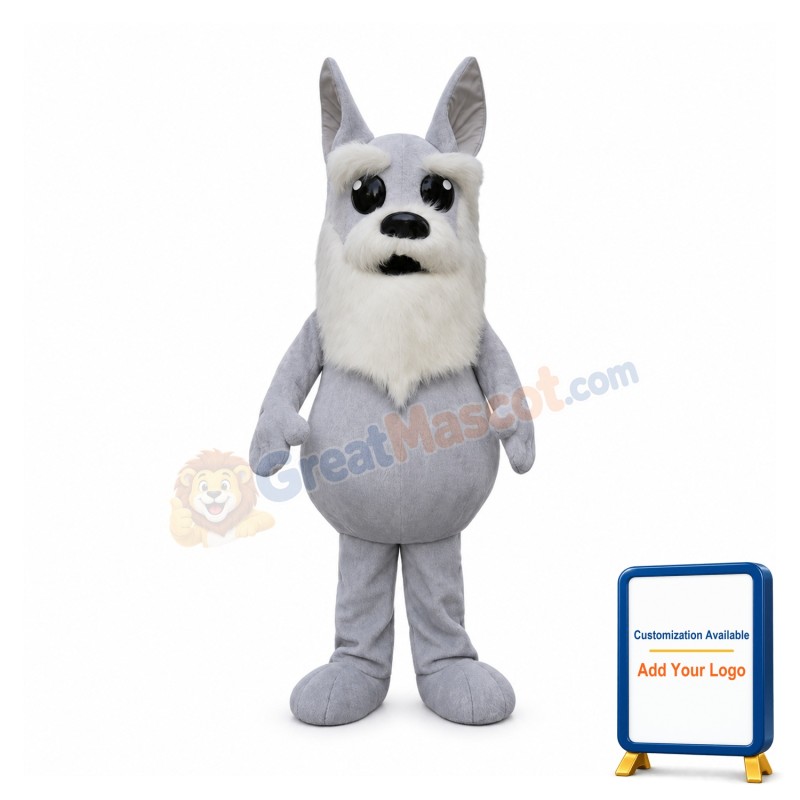 Snow Monster Yeti Dog Mascot Costume