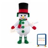 Lightweight Christmas Snowman Mascot Costume