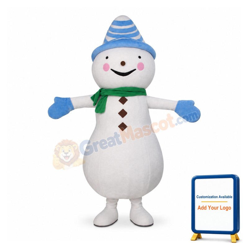 New Snowman Mascot Costume