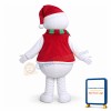 Red Snowman Mascot Costume