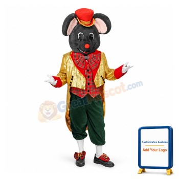 New Christmas Mouse Mascot Costume