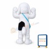 Plush White Dog Mascot Costume