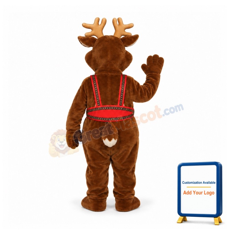 Christmas Reindeer Mascot Costume