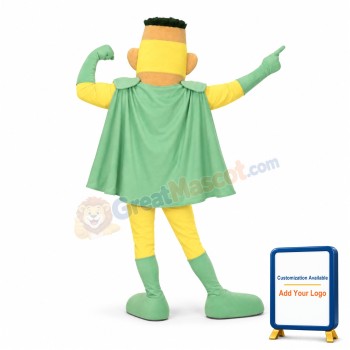 Funny Superman Mascot Costume