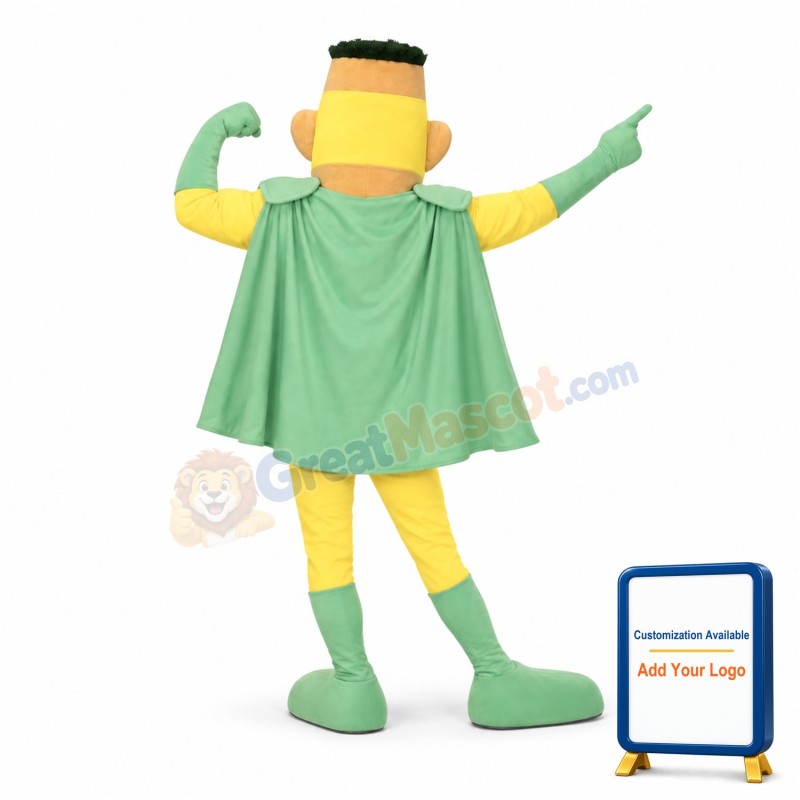 Funny Superman Mascot Costume
