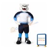 Fierce Polar Bear Mascot Costume