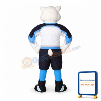 Fierce Polar Bear Mascot Costume