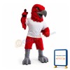 Fierce Red Eagle Mascot Costume