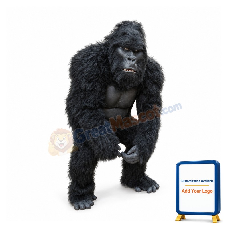 Fierce Gorilla Mascot Costume
