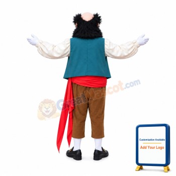 Old Pirate Mascot Costume