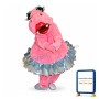 Pretty Pink Hippo Mascot Costume