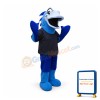 Sport Blue Fish Mascot Costume