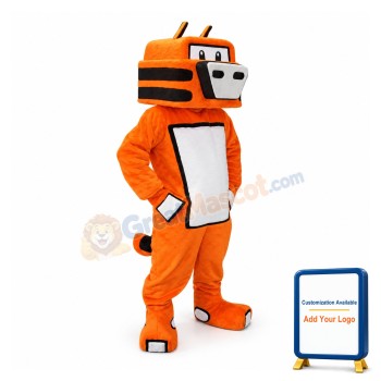 Robot Tiger Mascot Costume