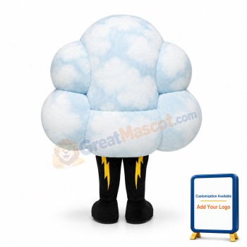 Lightning Cloud Mascot Costume