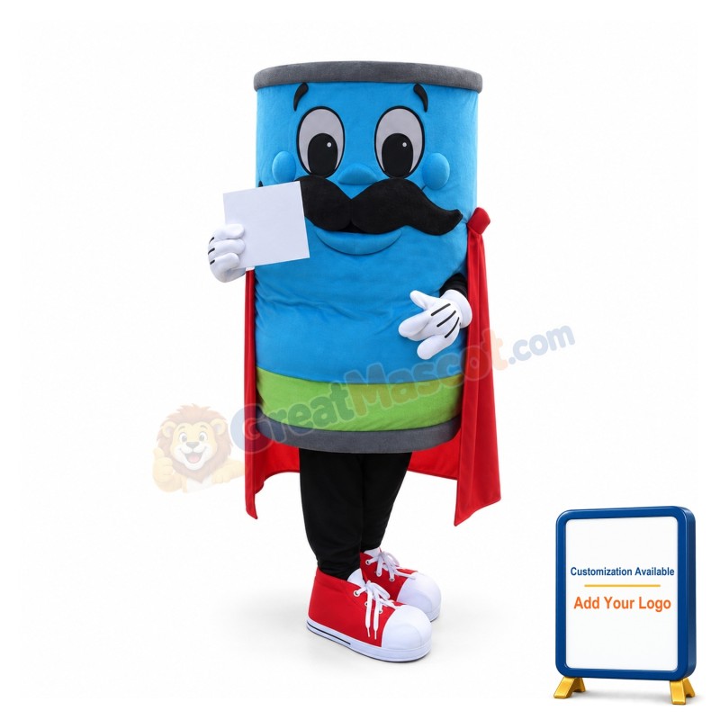 SuperCan Can Mascot Costume