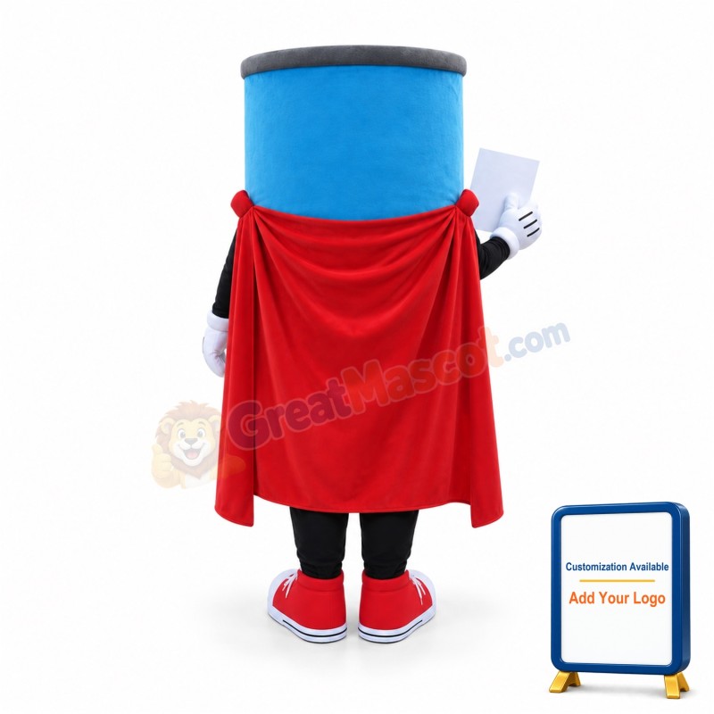 SuperCan Can Mascot Costume