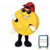Yellow Coins Mascot Costume