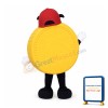 Yellow Coins Mascot Costume