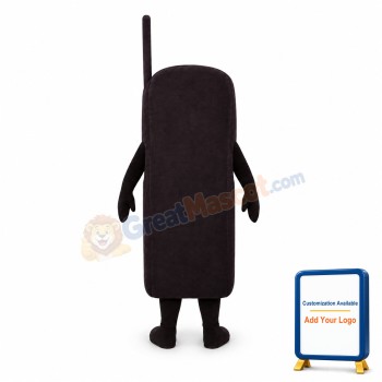 Black Cell Phone Mascot Costume