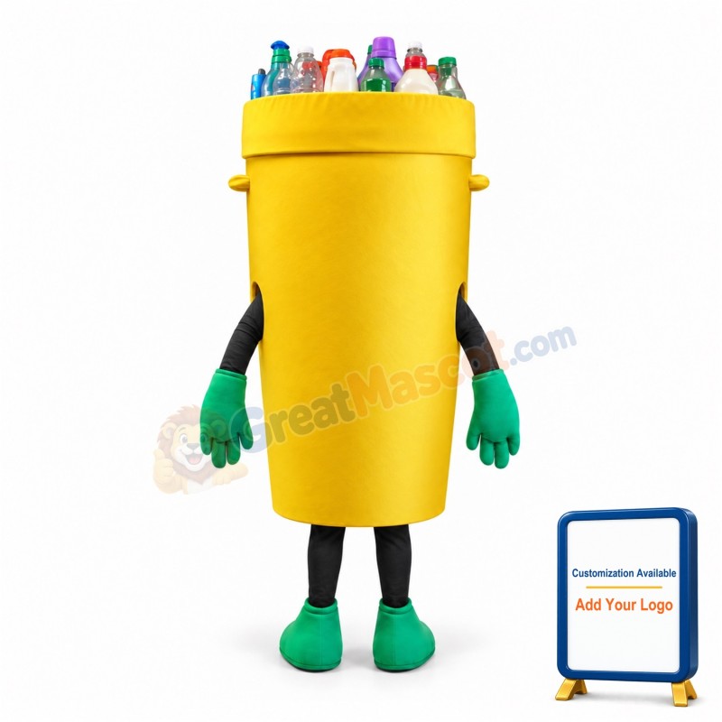 Recycle Can Mascot Costume
