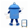 Blue Bin Mascot Costume