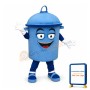 Blue Bin Mascot Costume
