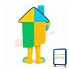 Colorful House Mascot Costume