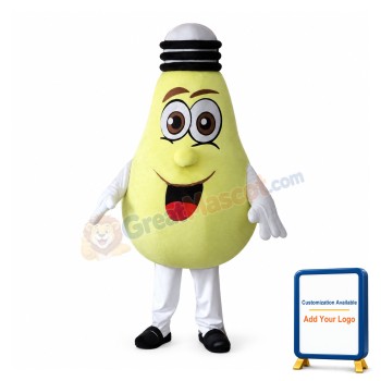 Big Yellow Lamp Mascot Costume