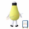 Big Yellow Lamp Mascot Costume