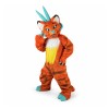 Orange Dragon Mascot Costume