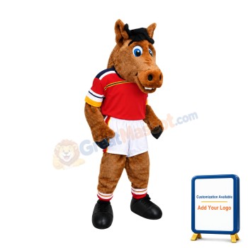 College Sport Mustang Mascot Costume