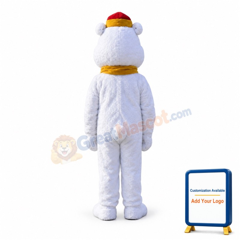 Polar Bear Mascot Costume