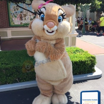 Miss Bunny Mascot Costume