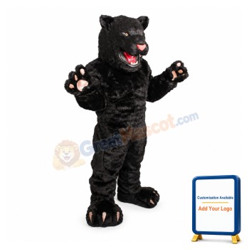 Power Black Panther Mascot Costume