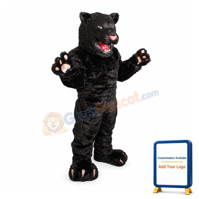 Power Black Panther Mascot Costume