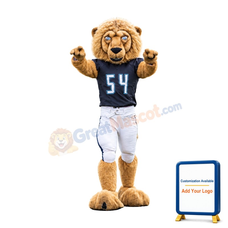 Power University Lion Mascot Costume